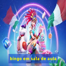 bingo em sala de aula